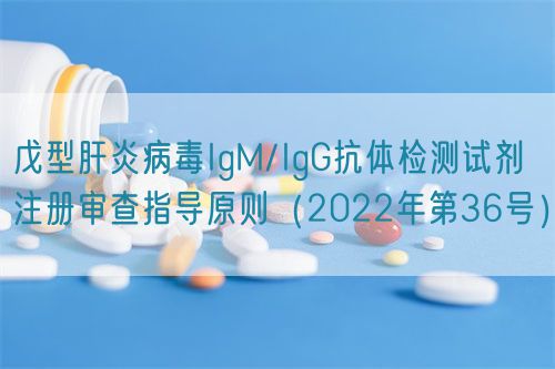 戊型肝炎病毒IgM/IgG抗體檢測(cè)試劑注冊(cè)審查指導(dǎo)原則（2022年第36號(hào)）