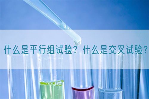 什么是平行組試驗？什么是交叉試驗？(圖1)